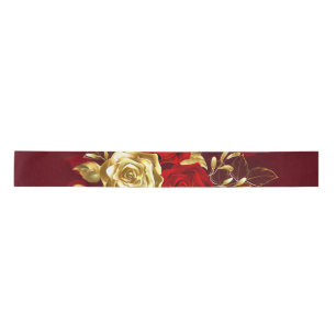 Three Jewellery Roses Satin Ribbon
