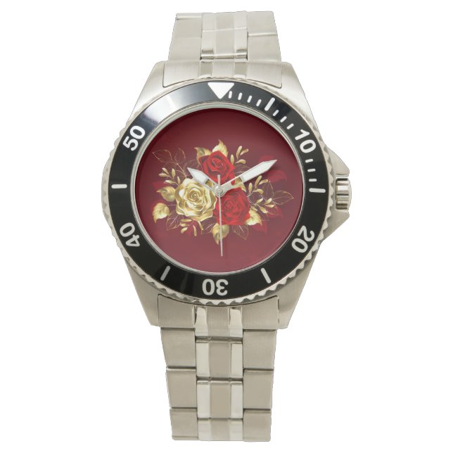 Three Jewellery Roses Watch (Front)