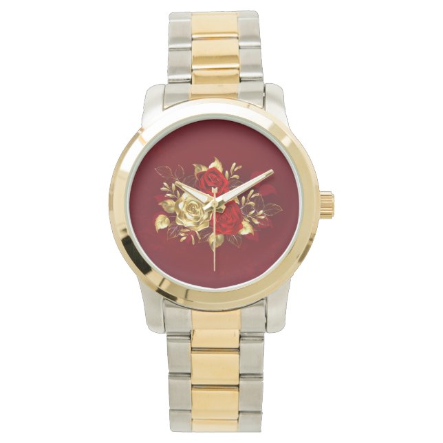 Three Jewellery Roses Watch (Front)
