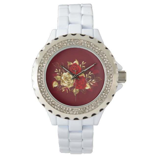 Three Jewellery Roses Watch (Front)