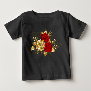 Three Jewelry Roses Baby T-Shirt