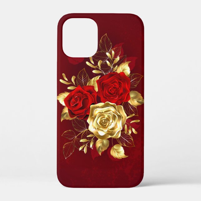 Three Jewelry Roses Case-Mate iPhone Case (Back)