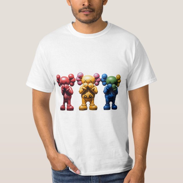 Three Kaws T-Shirt (Front)