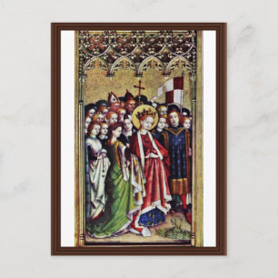 Three King Altar Inside The Left Wing: St. Ursula Postcard