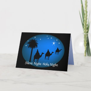 Three Kings Bethlehem  Star Christian Christmas Holiday Card