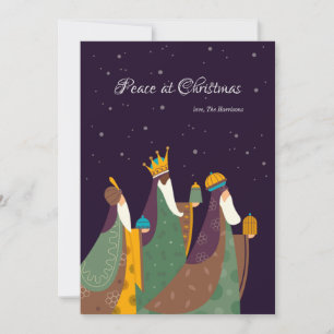 Three Kings Christmas Greeting Card