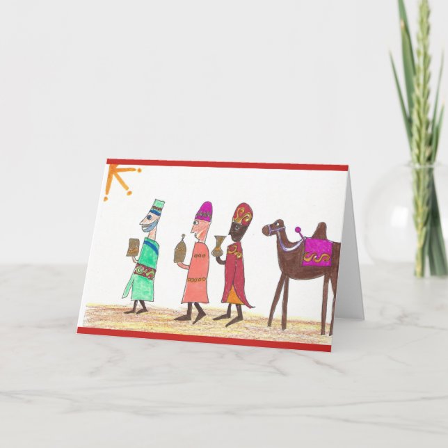 Three Kings from Orient Holiday Card (Front)