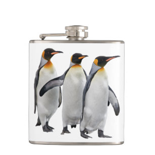 Three Kings Hip Flask (Choose Your Colour)