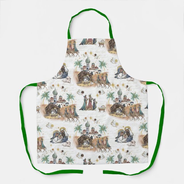 Three Kings in Bethlehem  Apron (Front)