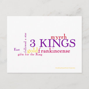 Three Kings Postcard