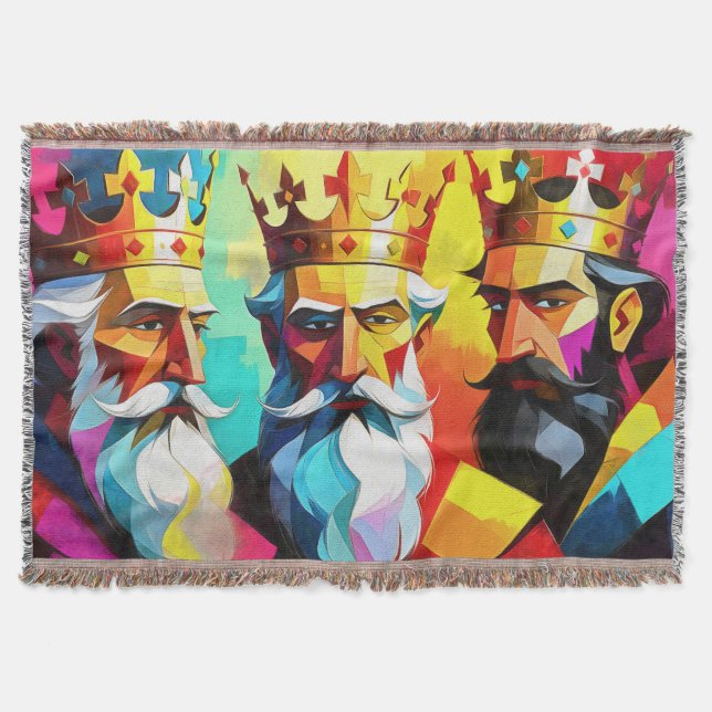 Three Kings Throw Blanket (Front)