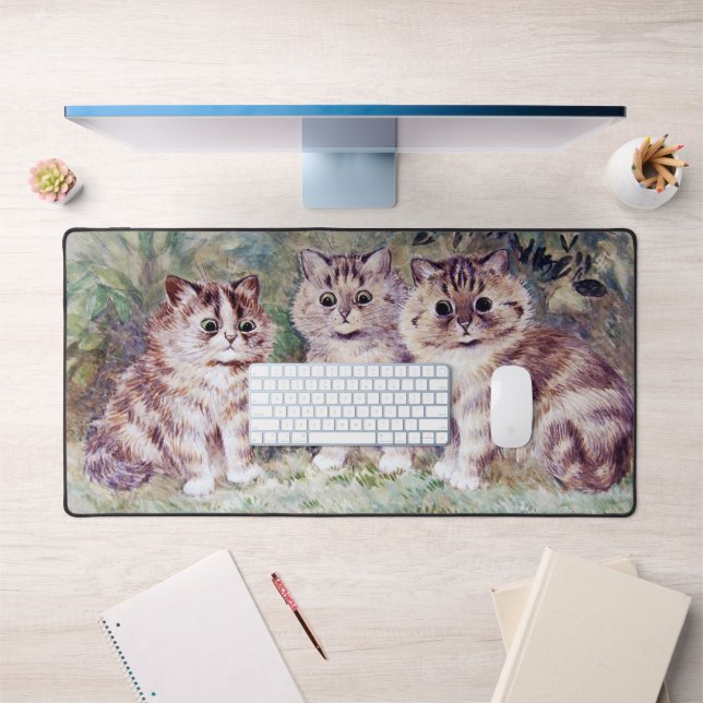 Three Kittens, Louis Wain Desk Mat (Office 1)