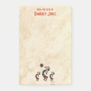 Three Kokopelli Playing The Flute Post-it Notes