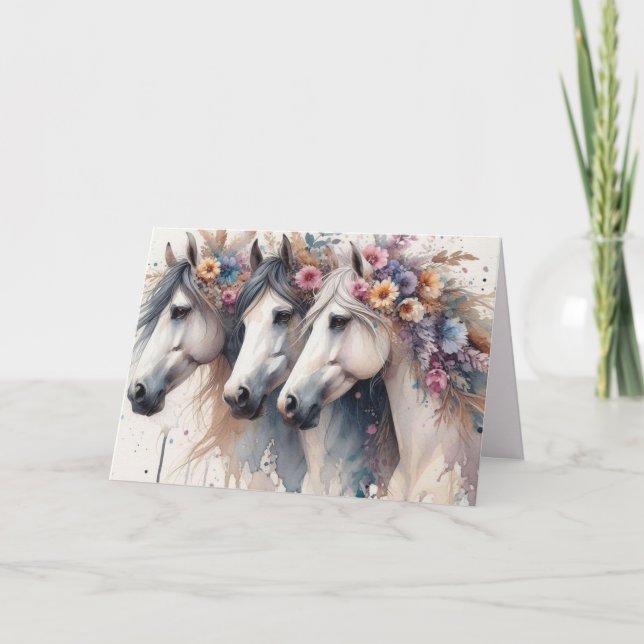 THREE LADIES BLANK ALL-OCCASION CARD (Front)