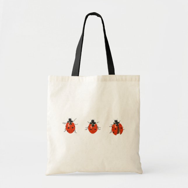 Three ladybirds 2013 tote bag (Front)