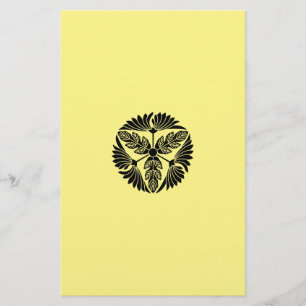 THREE-LEAF CHRYSANTHEMUM LETTER STATIONERY