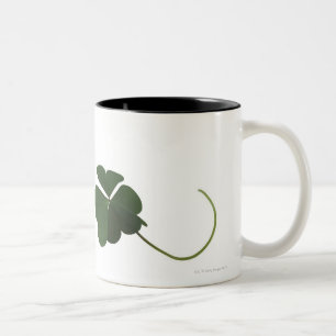 Three-leaf clover Two-Tone coffee mug