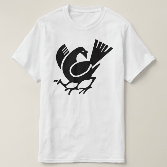 Three Legged Crow T-Shirt (Design Front)
