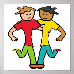 Three Legged Race Poster