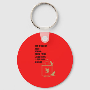 Three Little Birds Key Ring