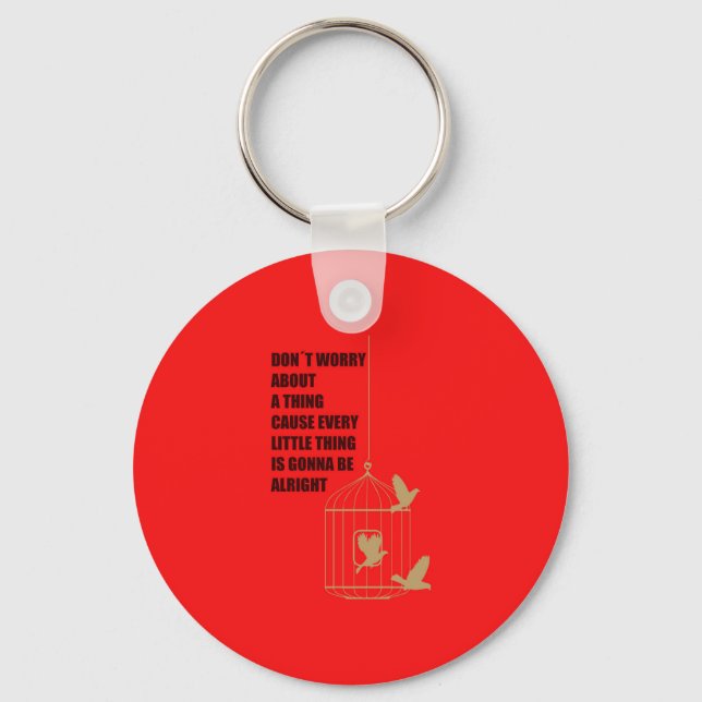 Three Little Birds Key Ring (Front)