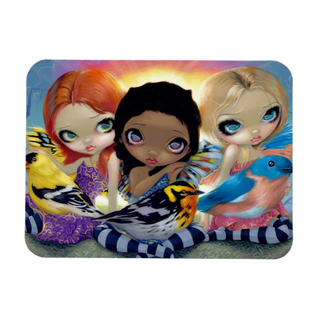 "Three Little Birds" Magnet (Horizontal)
