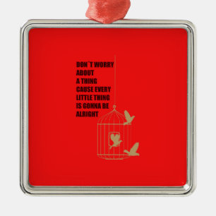 Three Little Birds Metal Tree Decoration