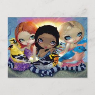 "Three Little Birds" Postcard