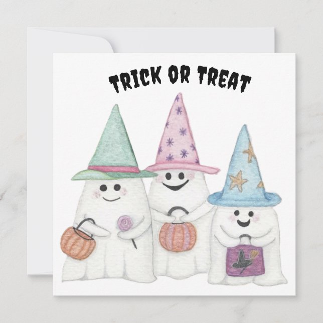 Three Little Ghosts Card (Front)
