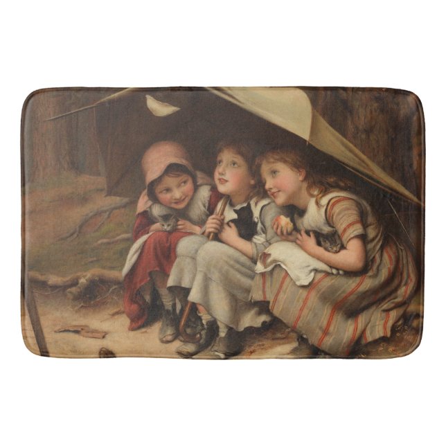 Three Little Kittens (by Joseph Clark) Bath Mat (Front)