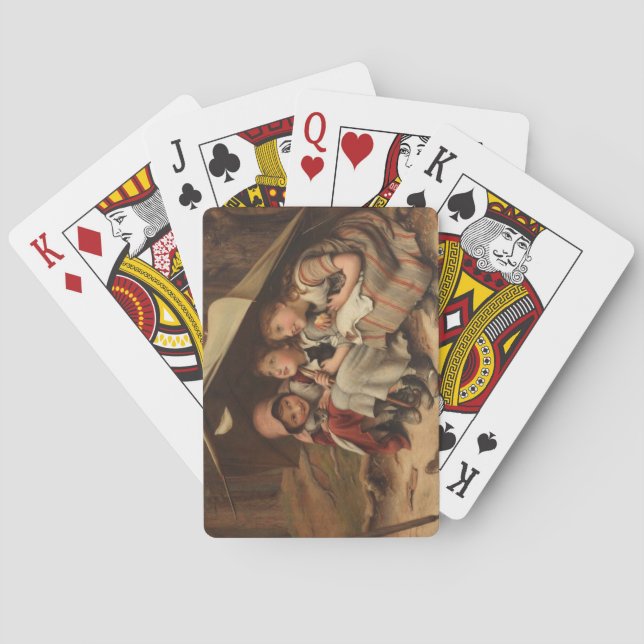 Three Little Kittens (by Joseph Clark) Playing Cards (Back)