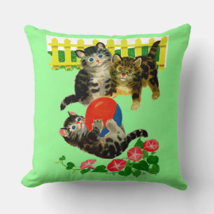 three little kittens cushion