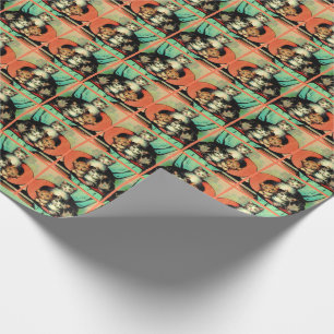 three little kittens wrapping paper