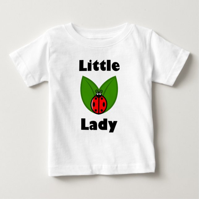 Three Little Ladybugs - Baby Fine Jersey T-Shirt (Front)
