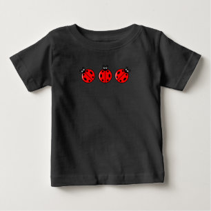 Three Little Ladybugs - Baby Fine Jersey T-Shirt