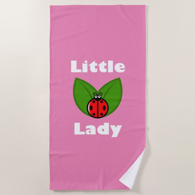 Three Little Ladybugs - Beach Towel (Front)