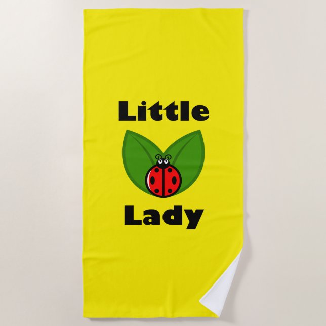 Three Little Ladybugs - Beach Towel (Front)