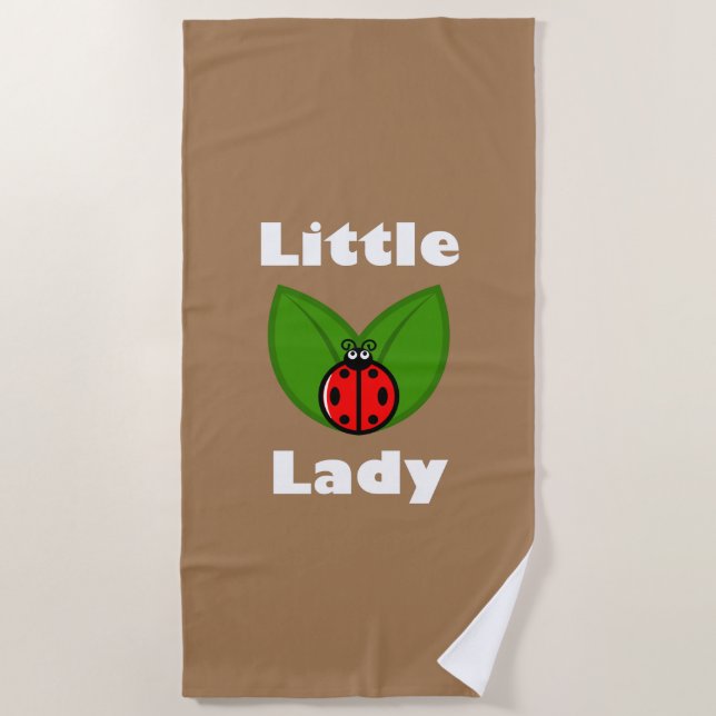 Three Little Ladybugs - Beach Towel (Front)