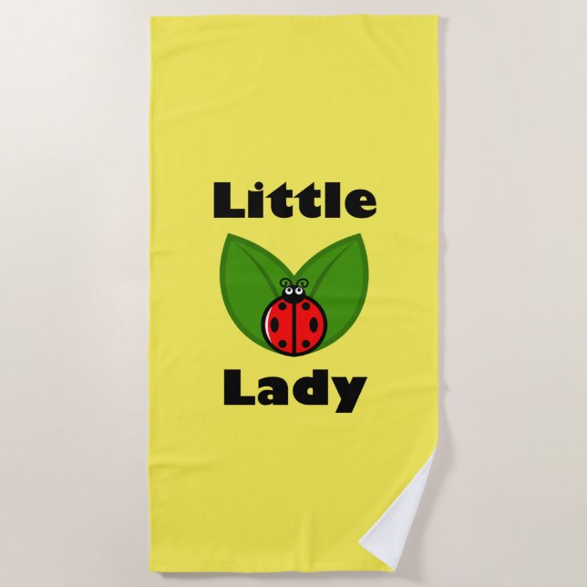 Three Little Ladybugs - Beach Towel (Front)