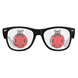 Three Little Ladybugs - Kids Retro Party Shades