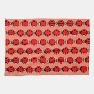 Three Little Ladybugs - Kitchen Towel 16" x 24"