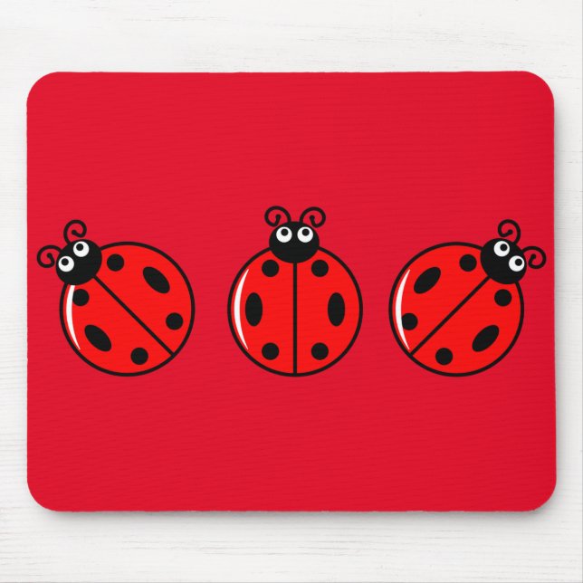 Three Little Ladybugs - Mousepad (Front)