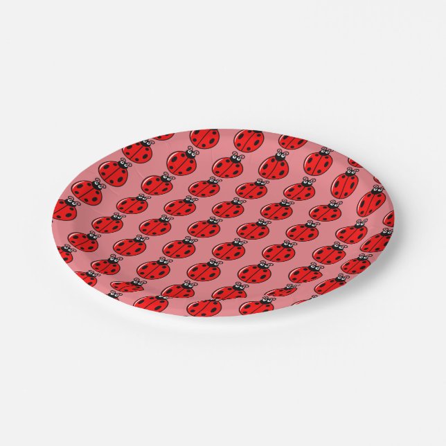 Three Little Ladybugs - Paper Plate (Angled)