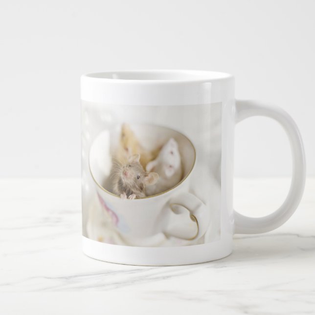 Three Little Mice Large Coffee Mug (Right)