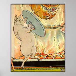 Three Little Pigs: In Fell The Wolf Poster