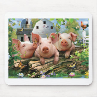 Three Little Pigs Mouse Pad