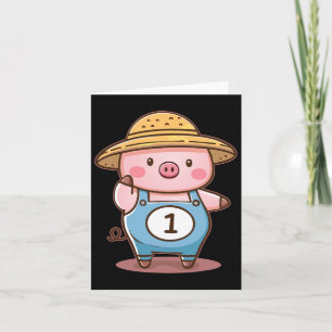 Three Little Pigs Pig 1 Halloween Costume Boys Gir Card