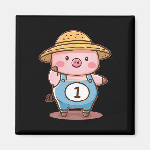 Three Little Pigs Pig 1 Halloween Costume Boys Gir Magnet