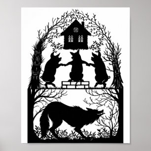 Three Little Pigs Poster
