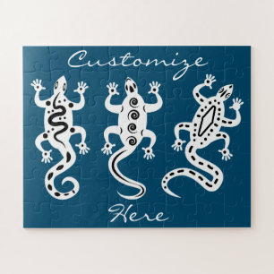 Three Lizards Thunder_Cove Southwest Style Jigsaw Puzzle